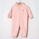 ギャップ ツナギ ジャンプスーツ ロンパース ハート柄 アウター ベビー 女の子用 70サイズ ピンク GAP 【中古】
