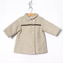 ギャップ コート ウール混 中綿入り アウター ベビー 女の子用 80サイズ ベージュ GAP 【中古】