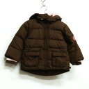 GAP ギャップ ダウンジャケット ジャンパー アウター ベビー 女の子用 95サイズ ブラウン 【中古】