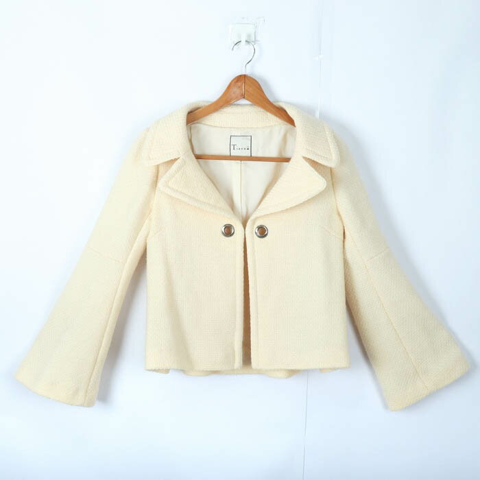 【全品39％OFFクーポン配布中】Tiara ティアラ ブルゾン アウター ジャケット ウール レディース 3サイ..