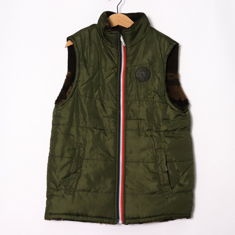 【全品39％OFFクーポン配布中】THE SHOP TK ザショップティーケー ジップアップベスト リバーシブル 裏..