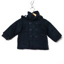 GAP ギャップ ピーコート 中綿入りジャンパー アウター ベビー 男の子用 6-12monthサイズ ネイビー 【中古】