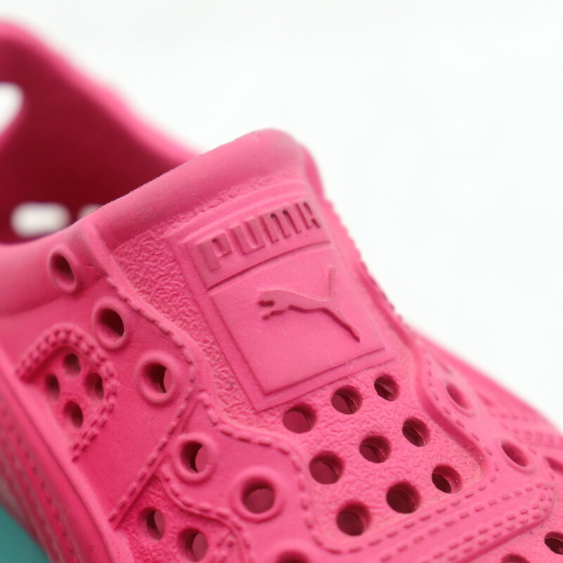 プーマ サンダル RS 200 LITE ラバー スリッポン シューズ 子供 靴 キッズ ベビー 女の子用 UK 5サイズ ピンク PUMA 【中古】