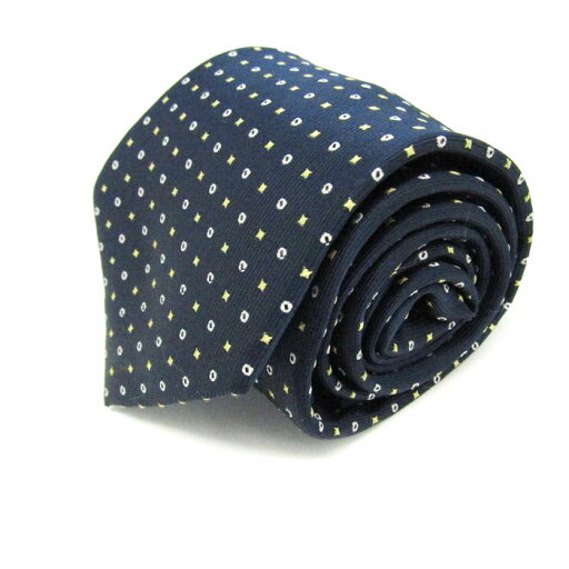 シンプルフレーズクラバット ブランド ネクタイ 小紋柄 ドット柄 メンズ ネイビー SIMPLE PHRASE CRAVAT 【中古】 シンプルフレーズクラバット ブランド ネクタイ 小紋柄 ドット柄 メンズ ネイビー SIMPLE PHRASE CRAVAT 【中古】