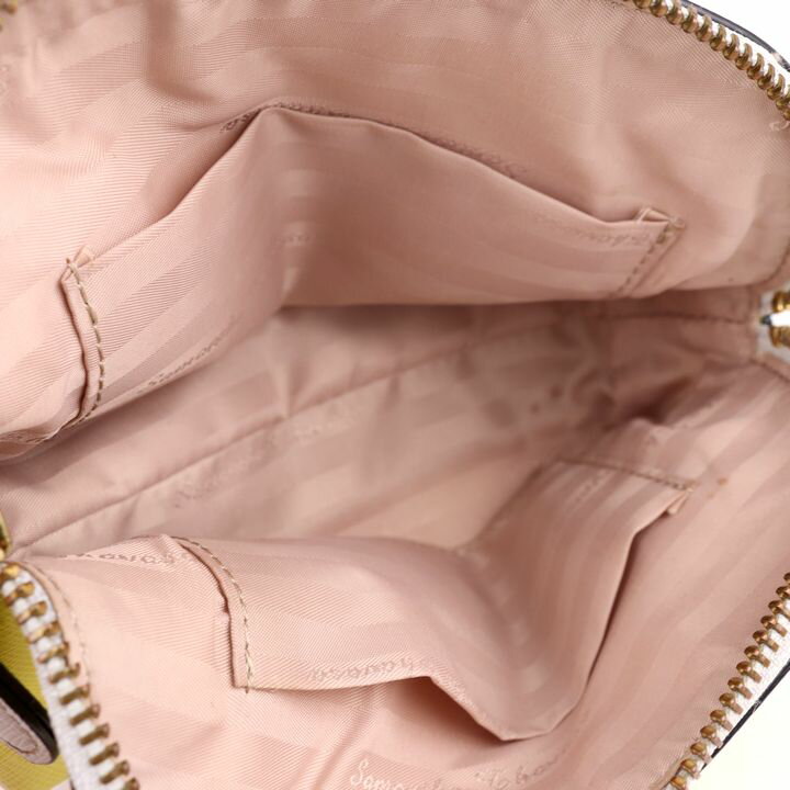 サマンサタバサ ポーチ バイカラー マルチケース 小物入れ ブランド レディース グレー/イエロー Samantha Thavasa 【中古】