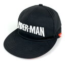 マーベル キャップ USJ スパイダーマン スナップバック グッズ ブランド 帽子 レディース メンズ ブラック MARVEL 【中古】