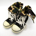 コンバース スニーカー オールスター スーパーハイカット シューズ 靴 黒 キッズ 男の子用 17サイズ ブラック CONVERSE 【中古】(4)