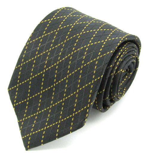 シンプルフレーズクラバット ブランド ネクタイ チェック柄 格子柄 メンズ ブラック SIMPLE PHRASE CRAVAT 【中古】 シンプルフレーズクラバット ブランド ネクタイ チェック柄 格子柄 メンズ ブラック SIMPLE PHRASE CRAVAT 【中古】