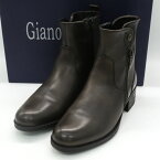 Giano Valentino ジアーノバレンティノ ショートブーツ 本革 レザー ブランド 靴 シューズ レディース 35サイズ グレー 【中古】