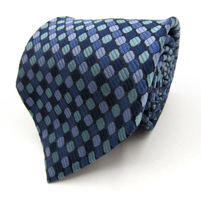 Guy Laroche ギ・ラロッシュ ブランド ネクタイ 総柄 ドット柄 シルク PO メンズ ブルー 【中古】