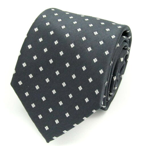 シンプルフレーズクラバット ブランド ネクタイ 小紋柄 スクエア柄 PO メンズ グレー SIMPLE PHRASE CRAVAT 【中古】 シンプルフレーズクラバット ブランド ネクタイ 小紋柄 スクエア柄 PO メンズ グレー SIMPLE PHRASE CRAVAT 【中古】