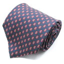 Tie Rack タイラック ブランド ネクタイ ペイズリー 小紋柄 シルク イタリア製 PO メンズ ネイビー 【中古】(4)