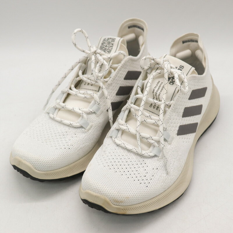 adidas アディダス スニーカー ローカット センスバウンス EF0296 シューズ 靴 白 レディース 23サイズ ホワイト 【中古】