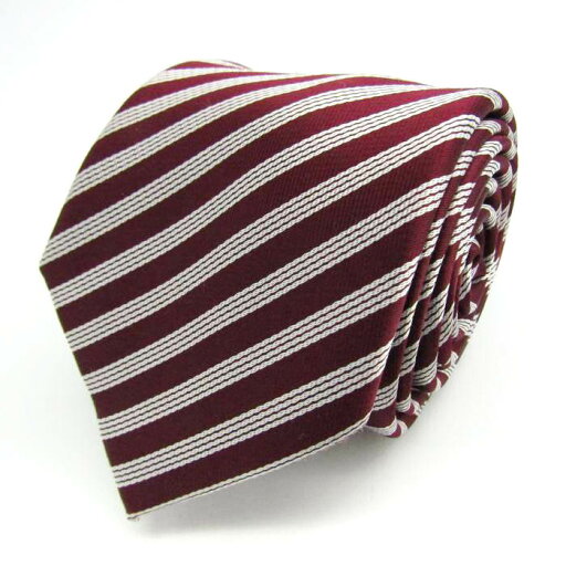 SIMPLE PHRASE CRAVAT シンプルフレーズクラバット ブランド ネクタイ ストライプ柄 PO メンズ ワインレッド 【中古】 SIMPLE PHRASE CRAVAT シンプルフレーズクラバット ブランド ネクタイ ストライプ柄 PO メンズ ワインレッド 【中古】