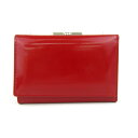 ランセル 三つ折り財布 小銭入れ有り がま口 ウォレット ブランド 赤 レディース レッド LANCEL 【中古】