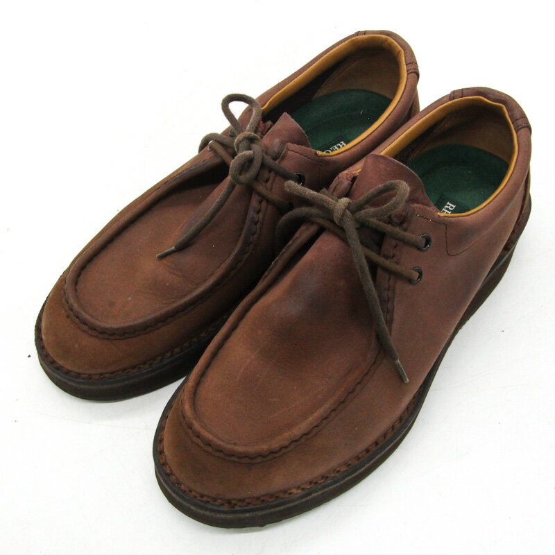 REGAL リーガル モカシン ウォーキングシューズ ブランド シューズ 靴 メンズ 24.5サイズ ブラウン 【中古】
