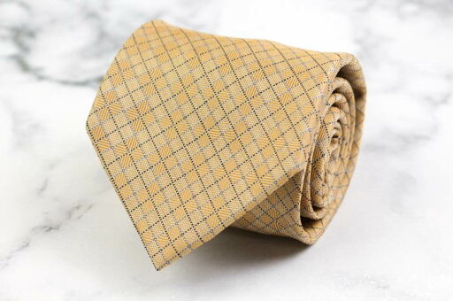 BRICK HOUSE ブリックハウス ブランド ネクタイ チェック柄 シルク PO メンズ オレンジ 【中古】 BRICK HOUSE ブリックハウス ブランド ネクタイ チェック柄 シルク PO メンズ オレンジ 【中古】