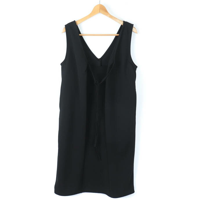 Chocol raffine robe ショコラフィネローブ ワンピース トップス タンクトップ レディース Fサイズ ブラック 【中古】