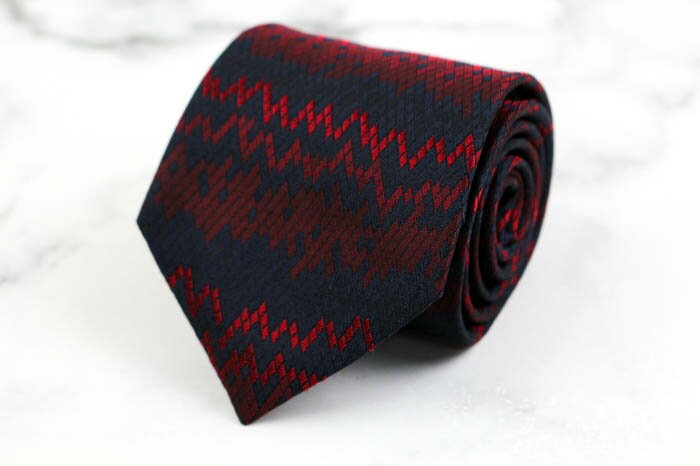 ピエールバルマン ブランド ネクタイ チェック柄 格子柄 シルク 日本製 PO メンズ ネイビー PIERRE BALMAIN 【中古】