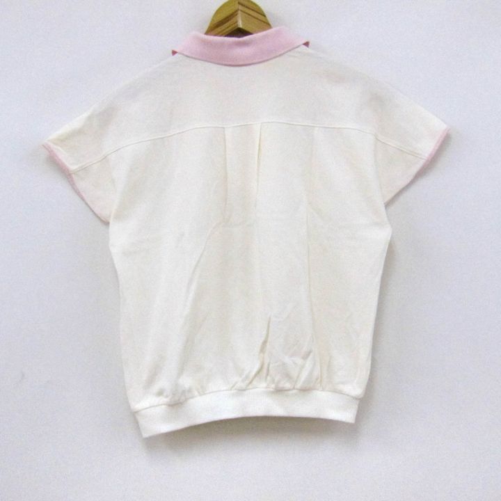 barceの【39％OFFクーポン配布中 9/19 20:00〜09/24 01:59】エレッセ 半袖ポロシャツ トップス ドルマンスリーブ ゴルフウエア レディース Mサイズ ホワイト ellesse 【中古】｜アングル2