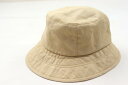 ピエールカルダン バケットハット 帽子 リネン混 ブランド レディース 57.5cmサイズ ベージュ Pierre Cardin 【中古】