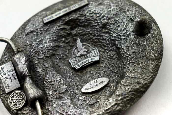 SISKIYOU シスキュー バックル インディアン ベルト 小物 ブランド メンズ シルバー 【中古】