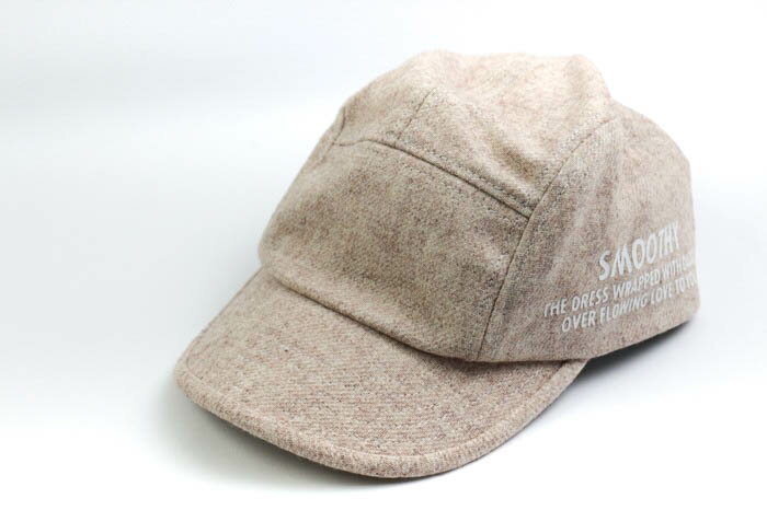 スムージー キャップ 帽子 キャスケット ブランド レディース フリーサイズ ベージュ SMOOTHY 【中古】