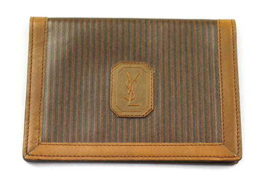 イヴ・サンローラン カードケース ヴィンテージ ブランド 名刺入れ メンズ ブラウン YVES SAINT LAURENT 【中古】 イヴ・サンローラン カードケース ヴィンテージ ブランド 名刺入れ メンズ ブラウン YVES SAINT LAURENT 【中古】