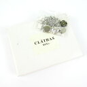クレイサス ネックレス 未使用 フラワーモチーフ ハート アクセサリー ブランド 箱ダメージ有 レディース シルバー CLATHAS 【中古】(4)