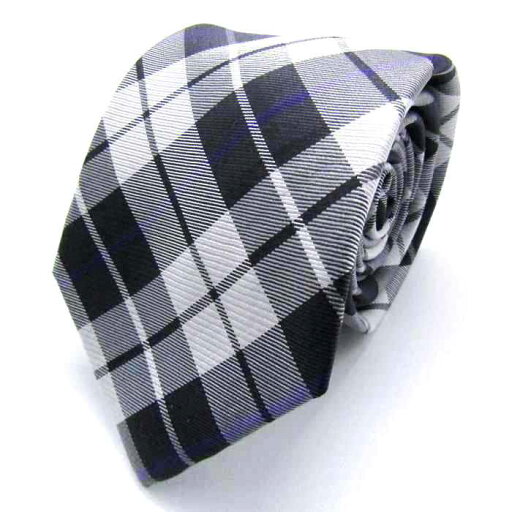 MALE & Co メイル&コー ブランド ネクタイ チェック柄 格子柄 シルク PO メンズ ホワイト 【中古】 MALE & Co メイル&コー ブランド ネクタイ チェック柄 格子柄 シルク PO メンズ ホワイト 【中古】