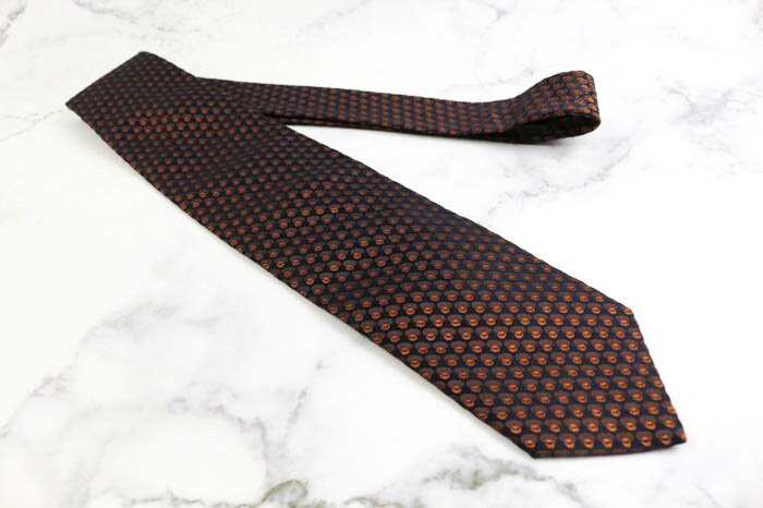HUGO BOSS ヒューゴボス ブランド ネクタイ シルク 小紋柄 ドット柄 高級 PO メンズ ブラック 【中古】