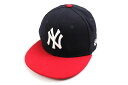 ニューエラ ユース キャップ 9FIFTY ニューヨークヤンキース 帽子 ブランド キッズ 男の子用 ネイビー NEW ERA 【中古】