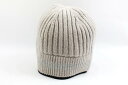 ホールガーメント ニットキャップ ウール混 帽子 ブランド キッズ 男の子用 グレー knitcap 【中古】