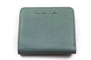チャールズ&キース 二つ折り財布 小銭入れあり ウォレット ブランド レディース グリーン CHARLES&KEITH 【中古】