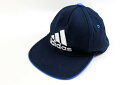 アディダス キャップ 帽子 ロゴ 刺繍 ブランド ジュニア キッズ 男の子用 ネイビー adidas 【中古】