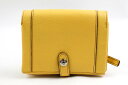 エル 二つ折り財布 小銭入れあり ウォレット ブランド レディース イエロー ELLE 【中古】