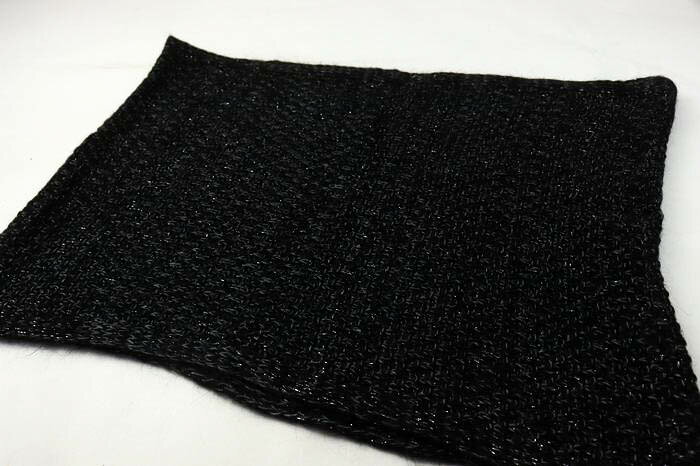 barceのトレジャー トプカピ スヌード 未使用 ウール/アルパカ混 ネックウォーマー ブランド レディース ブラック TREASURE TOPKAPI 【中古】｜アングル2