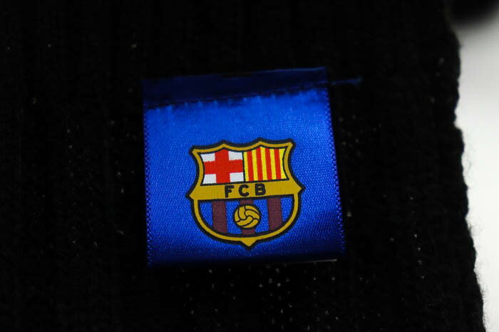 barceのFCバルセロナ マフラー サッカー 応援 グッズ 小物 メンズ ブラック FC BARCELONA 【中古】｜アングル3
