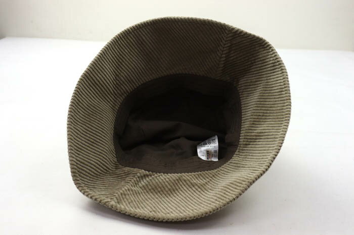 BEAMS ビームス ハット コーデュロイ 無地 帽子 ブランド レディース 56-58cmサイズ ベージュ 【中古】
