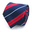 PAZZO パッゾ ブランド ネクタイ シルク ストライプ柄 PO メンズ ネイビー 【中古】(4)