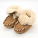 エミュー モカシン 未使用 B12354S Potter シューズ 靴 ベビー 男の子用 0-6M/10サイズ ブラウン EMU Australia 【中古】