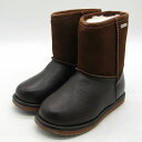 エミュー ブーツ 未使用 K12169S Triaa シューズ 靴 キッズ 女の子用 K10/15サイズ ブラウン EMU Australia 【中古】