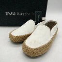 エミュー スリッポン スニーカー 未使用 K11385 シューズ 靴 白 キッズ 女の子用 15サイズ ホワイト EMU Australia 【中古】