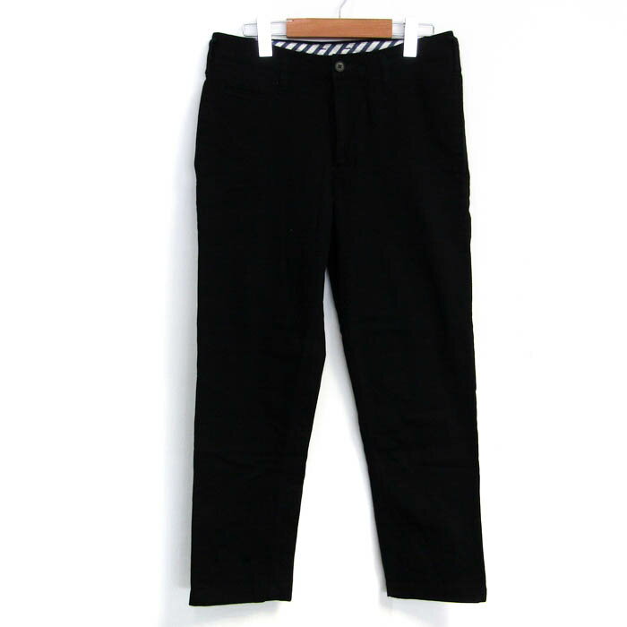 ジュンレッド ロングパンツ ストレッチ ボトムス メンズ 1サイズ ブラック JUNRED 【中古】