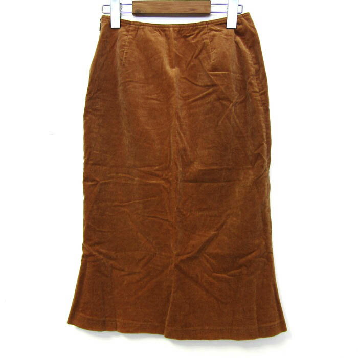 プライベートレーベル マーメイドスカート ストレッチ ボトムス レディース Mサイズ ブラウン PRIVATE LABEL 【中古】