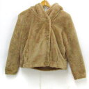 AZUL by moussy アズールバイマウジー ファーブルゾン ジャケット パーカー ブランド アウター レディース Sサイズ ベージュ 【中古】