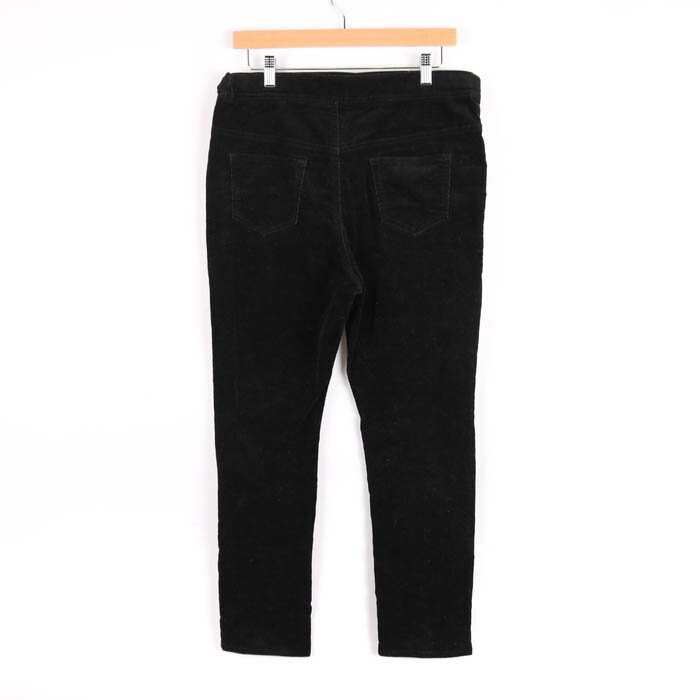 【全品39％OFFクーポン配布中】HAPPY MAMA ハッピーママ マタニティパンツ ストレッチ ボトムス レディース Mサイズ ブラック 【中古】