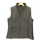 ANDREW MARC アンドリュー マーク ベスト ジャケット アウター キルティング 大きいサイズ メンズ XLサイズ 茶×黒 【中古】