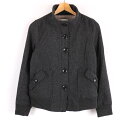 PAGEBOY ページボーイ ブルゾン ウールジャケット アウター レディース Mサイズ グレー系 【中古】