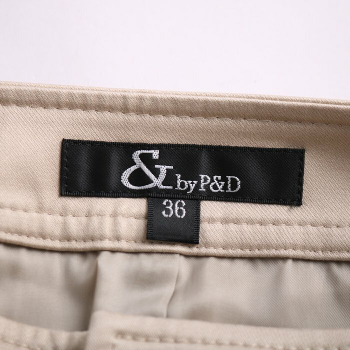 アンドバイピンキーアンドダイアン タイトスカート ボトムス レディース 36サイズ ベージュ &byP&D 【中古】